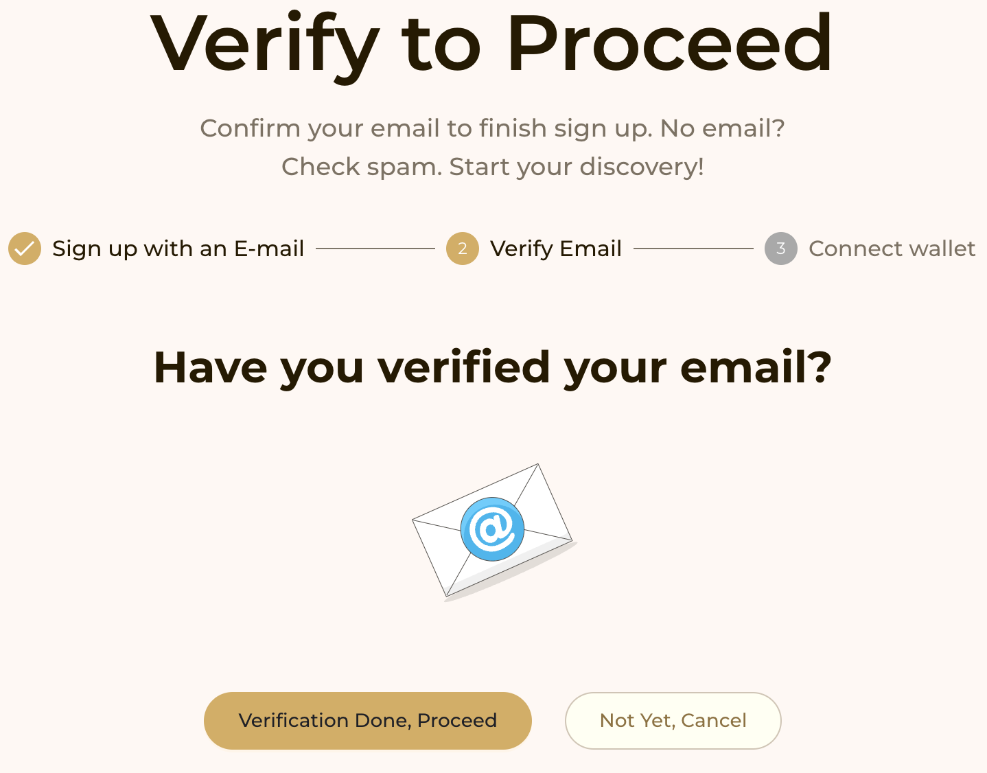 Verify your Email address